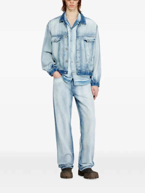 Diesel スケルトン デニムジャケット | ブルー | FARFETCH JP