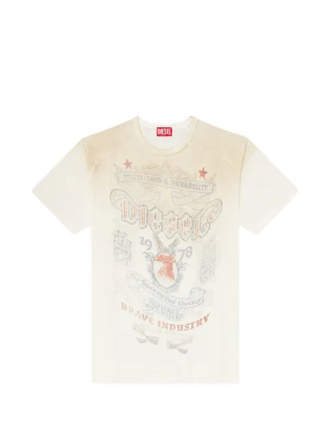 Diesel T알레시 그래픽 프린트 티셔츠