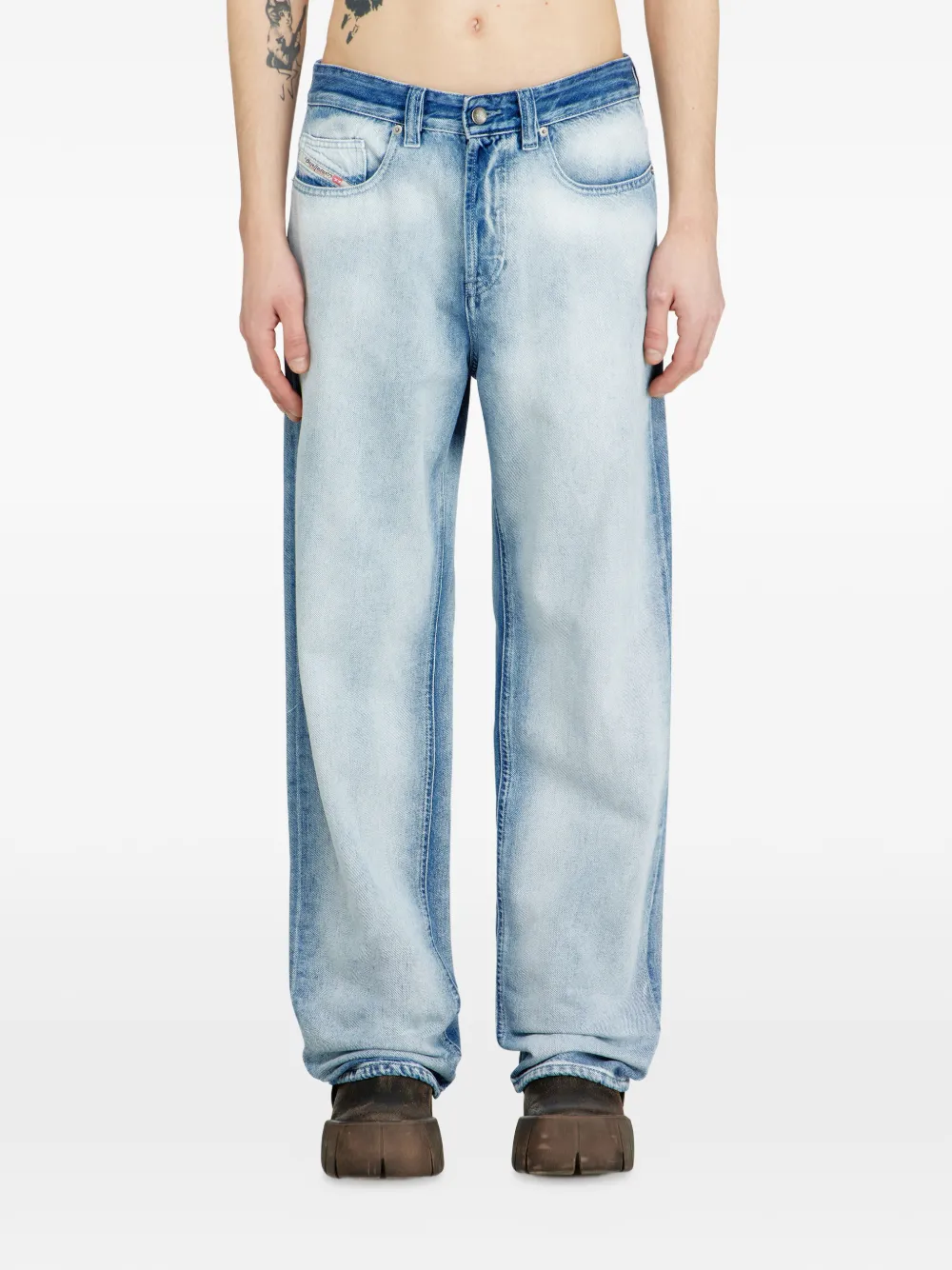 Diesel 2001 D-Marco straight jeans Blauw