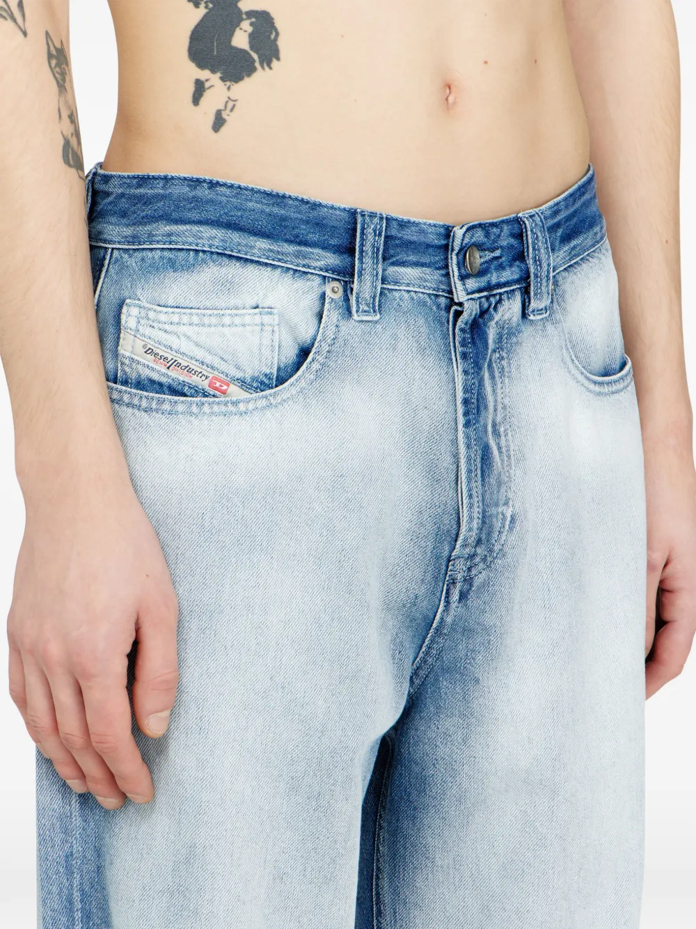 Diesel 2001 D-Marco straight jeans Blauw