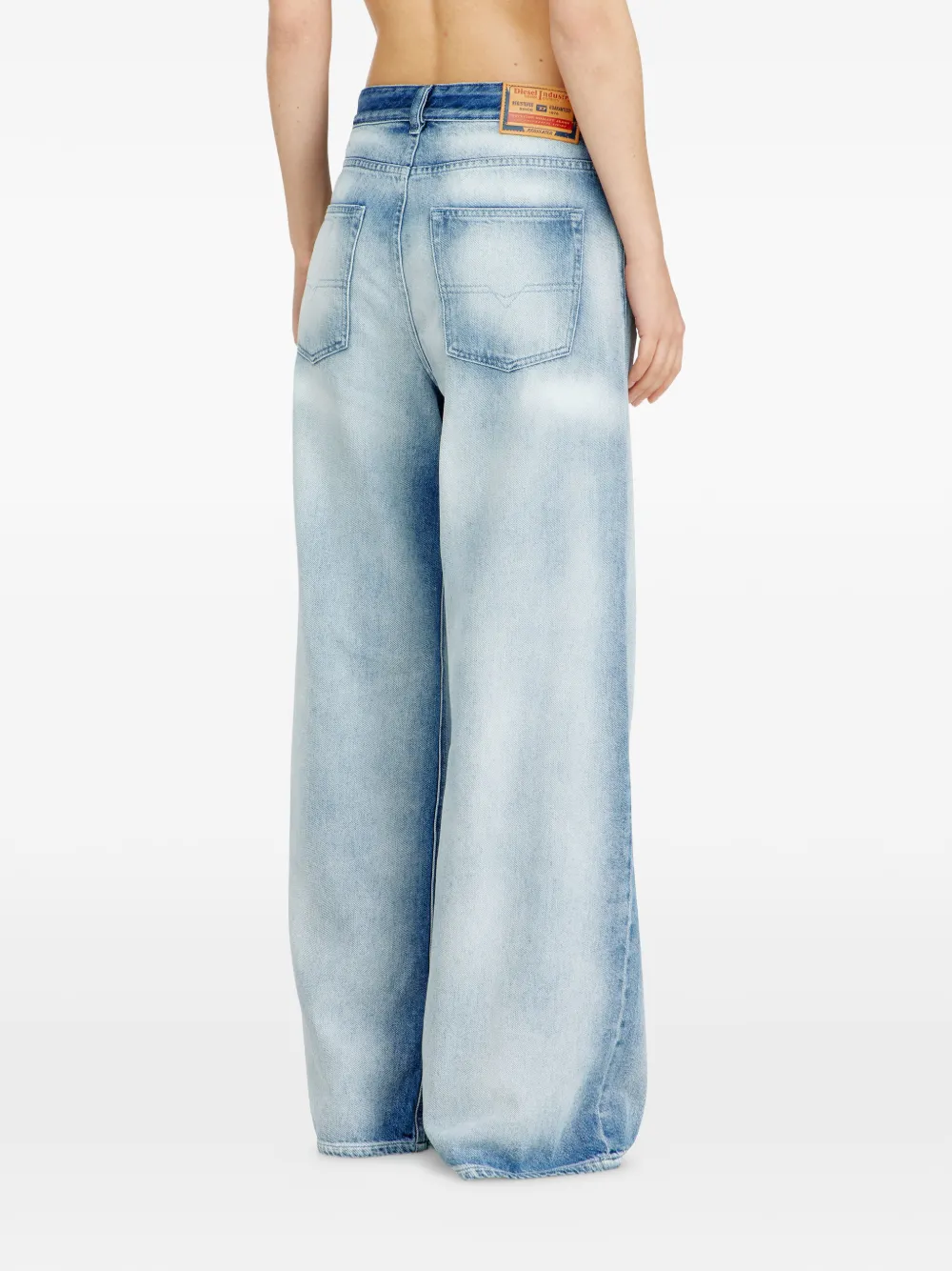 Diesel 1996 D-Sire jeans met wijde pijpen Blauw