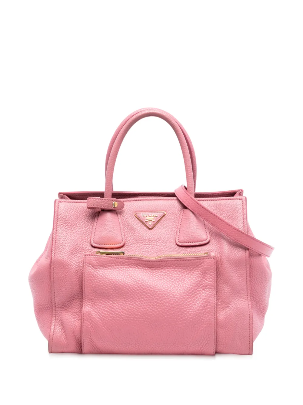 Prada Pre-Owned 2010-2025 Vitello Phenix Shopping Tote satchel - Rosa