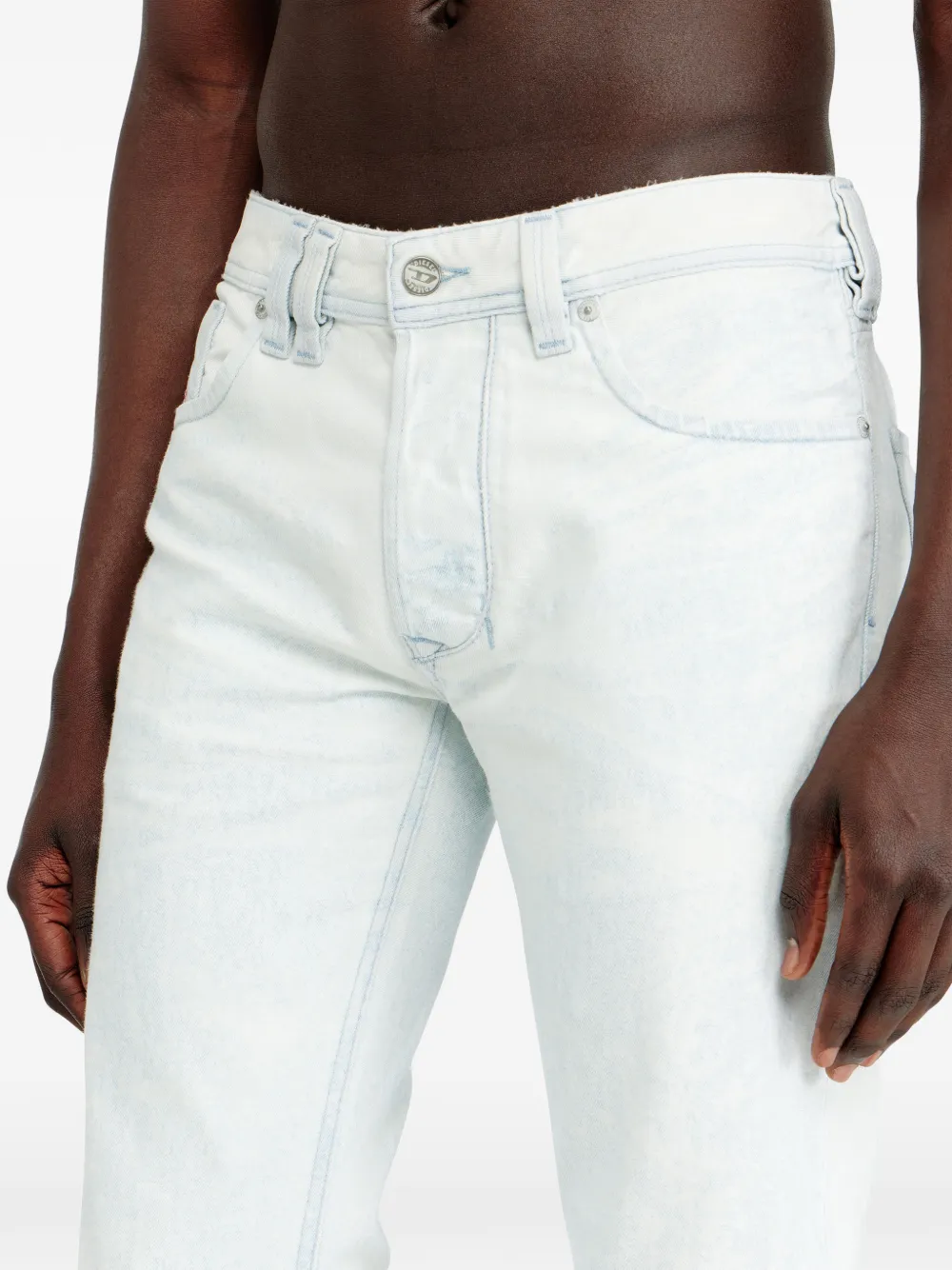 Diesel Straight jeans Blauw