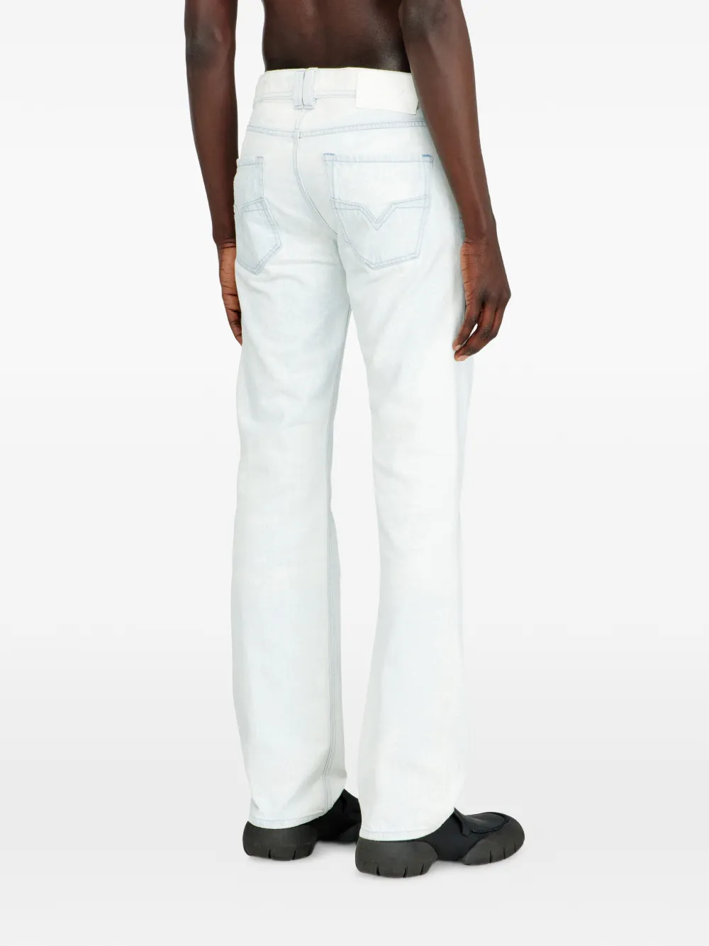 Diesel Straight jeans Blauw