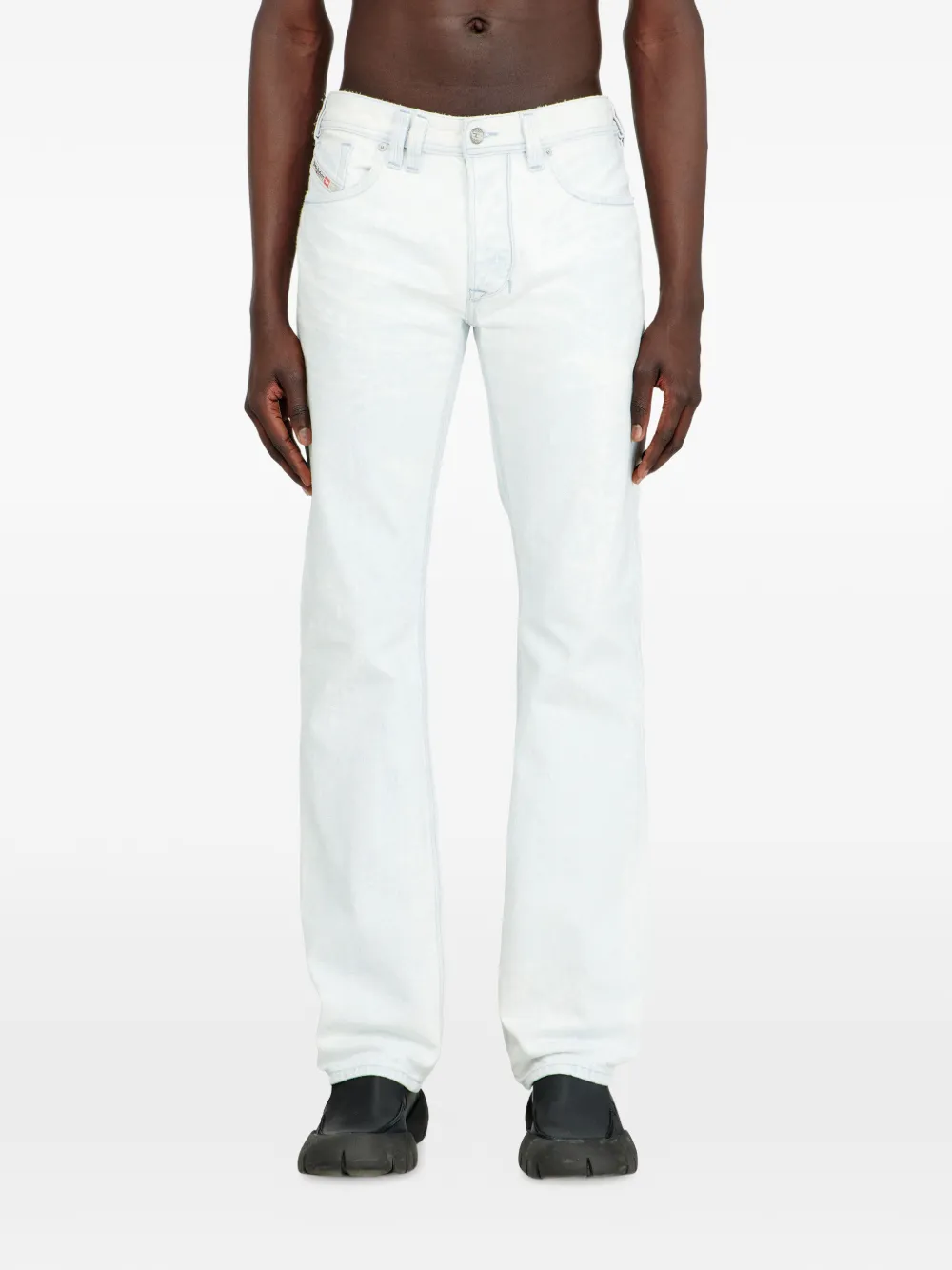 Diesel Straight jeans Blauw