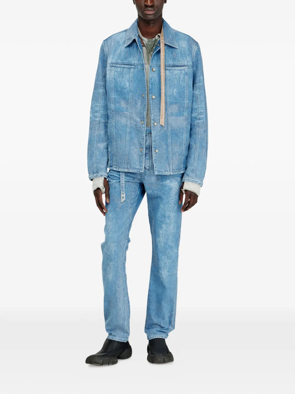 Diesel D-Seron-Fsi denim jack Blauw