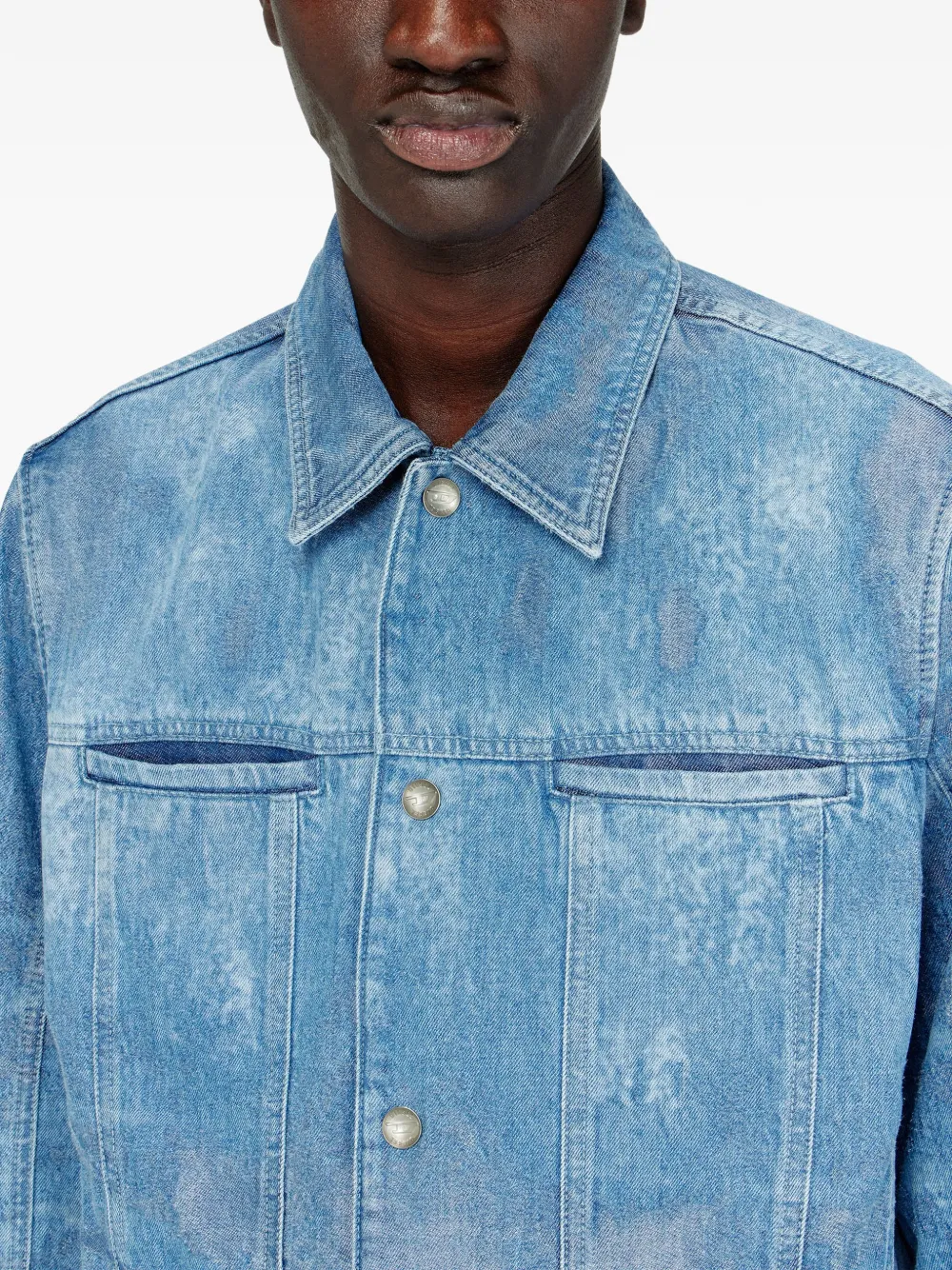 Diesel D-Seron-Fsi denim jack Blauw