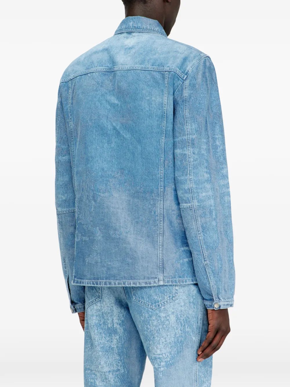 Diesel D-Seron-Fsi denim jack Blauw