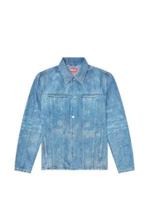 Diesel ダメージ デニムジャケット | ブルー | FARFETCH JP