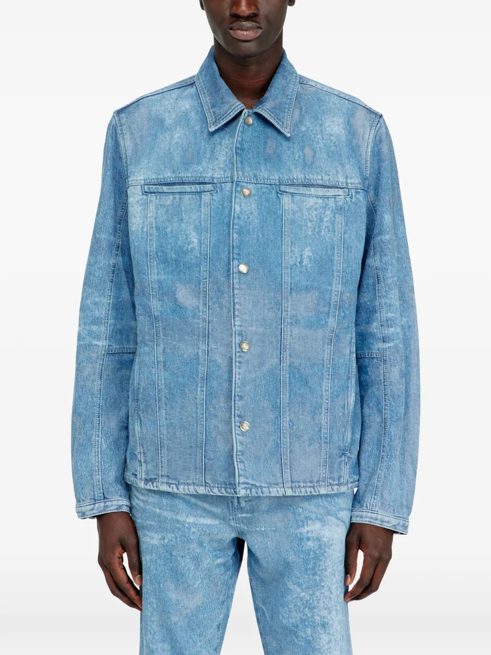 Diesel D-Seron-Fsi denim jack Blauw
