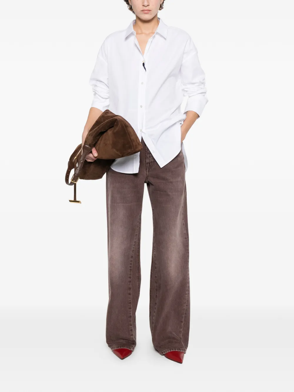  's Max Mara Long-sleeve Shirt - White 