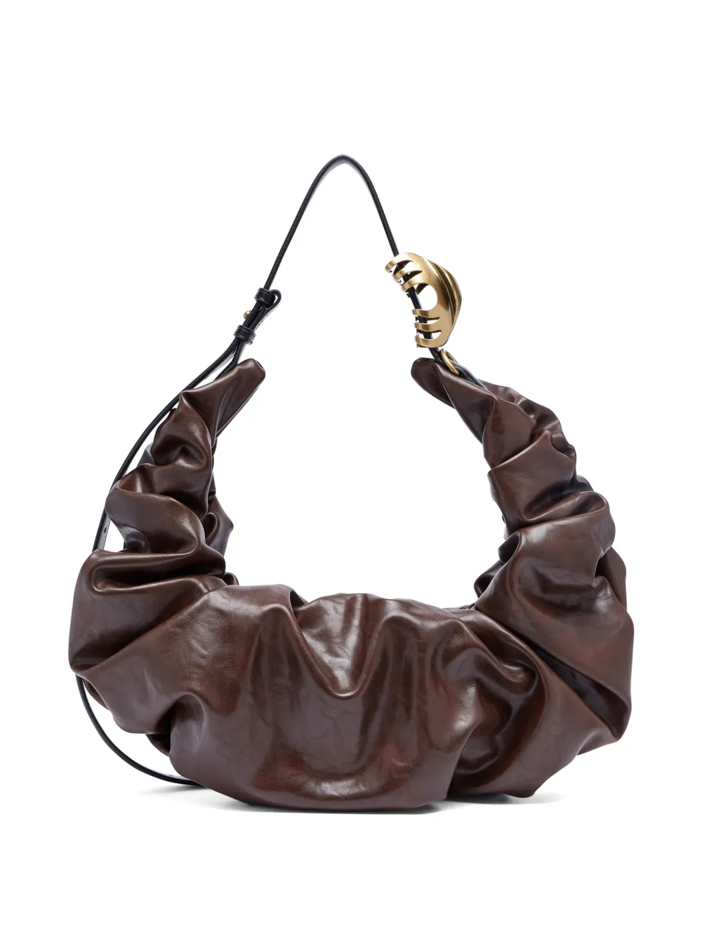 Diesel Large Grab-D Gathered Shoulder Bag | Brown | FARFETCH