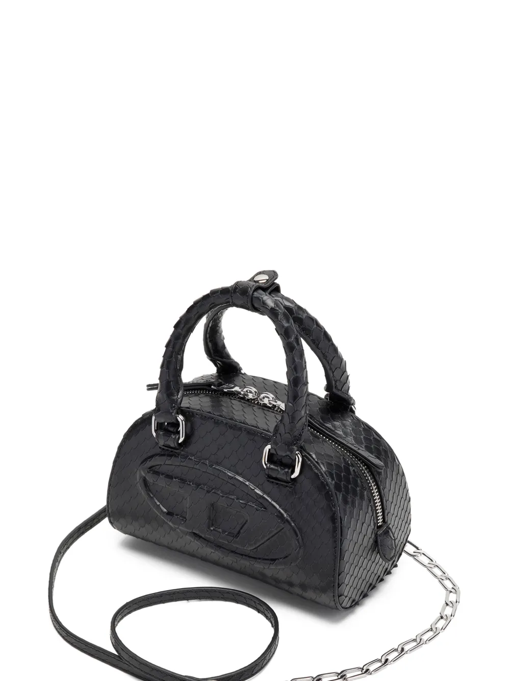  Diesel 1dr Dome Cross Body Bag - Black 