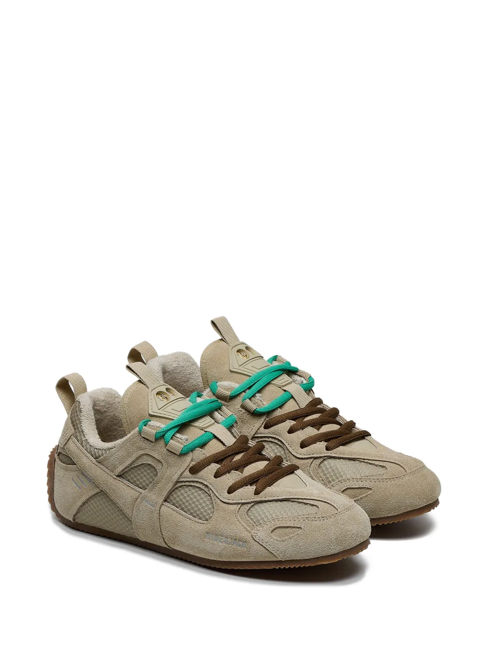 Hide&Jack laced panelled sneakers Grijs