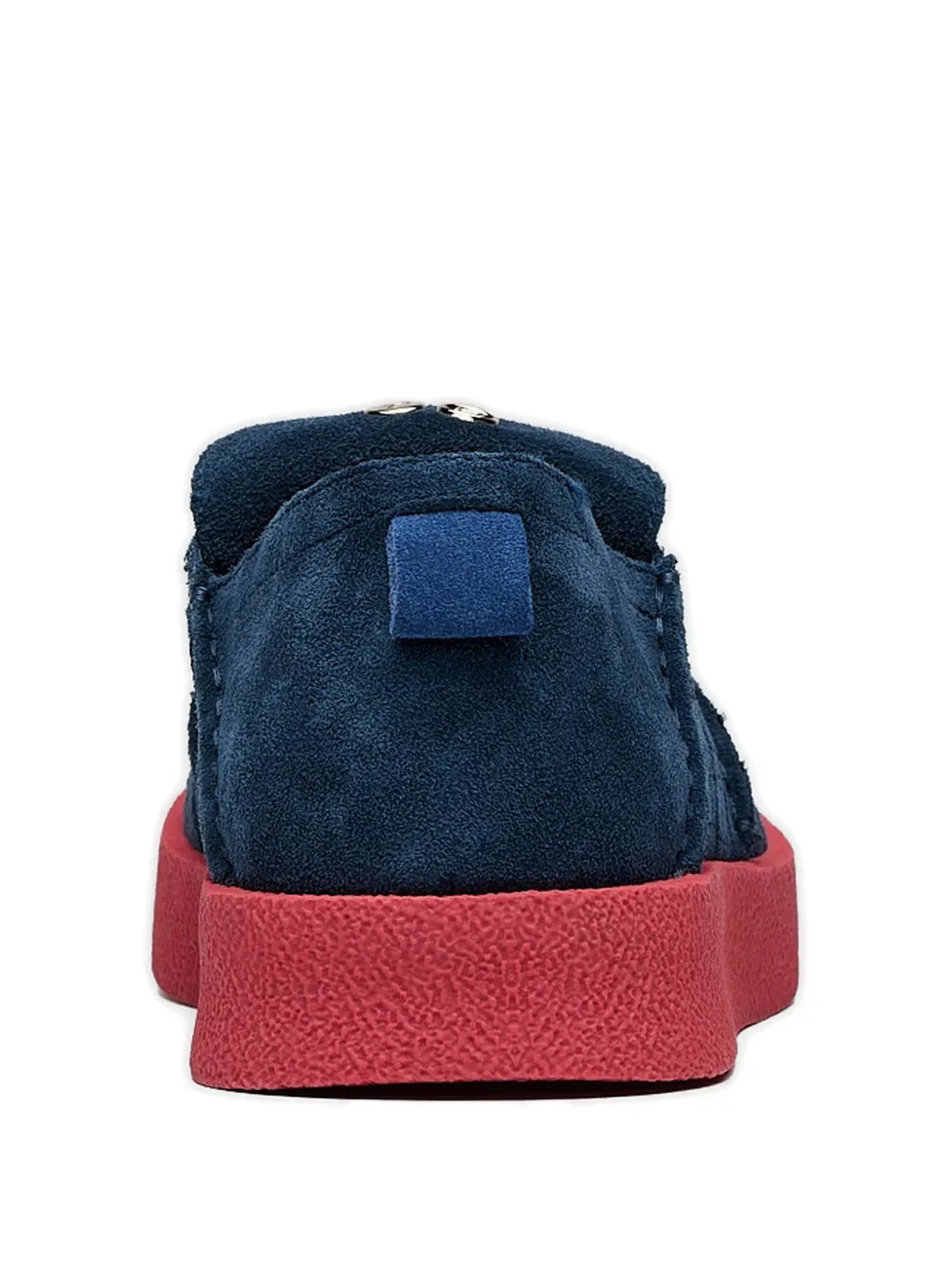 Hide&Jack textured platform sneakers Blauw