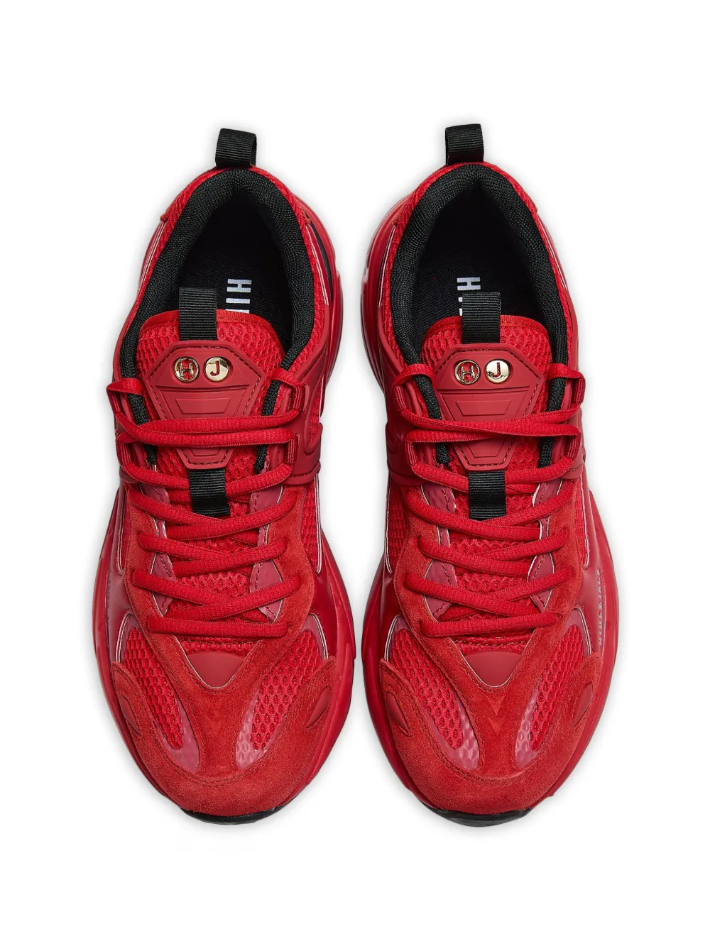 Hide&Jack mesh panelled sneakers Rood