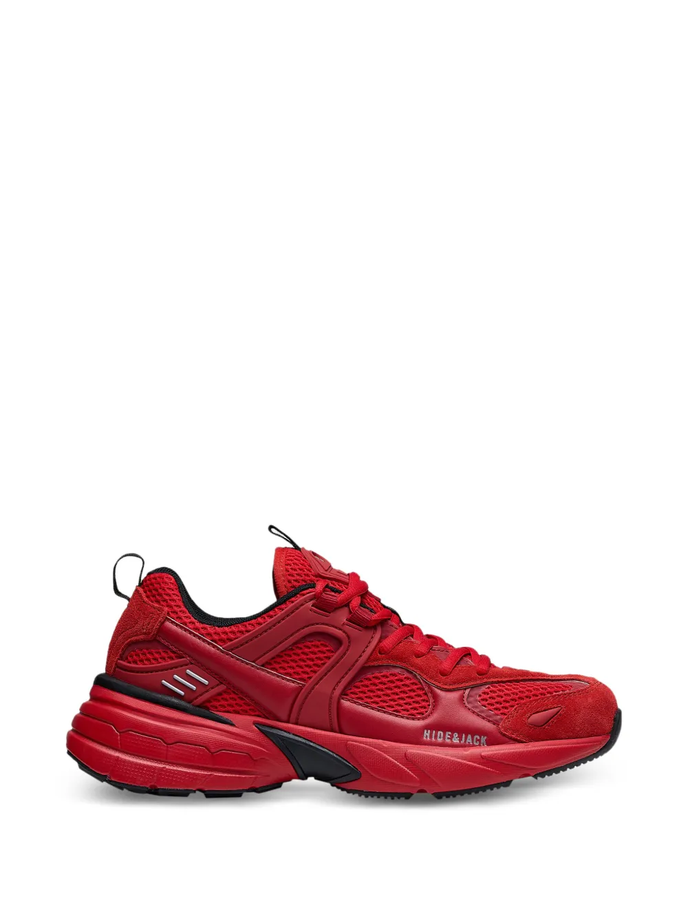Hide&Jack mesh panelled sneakers - Rosso