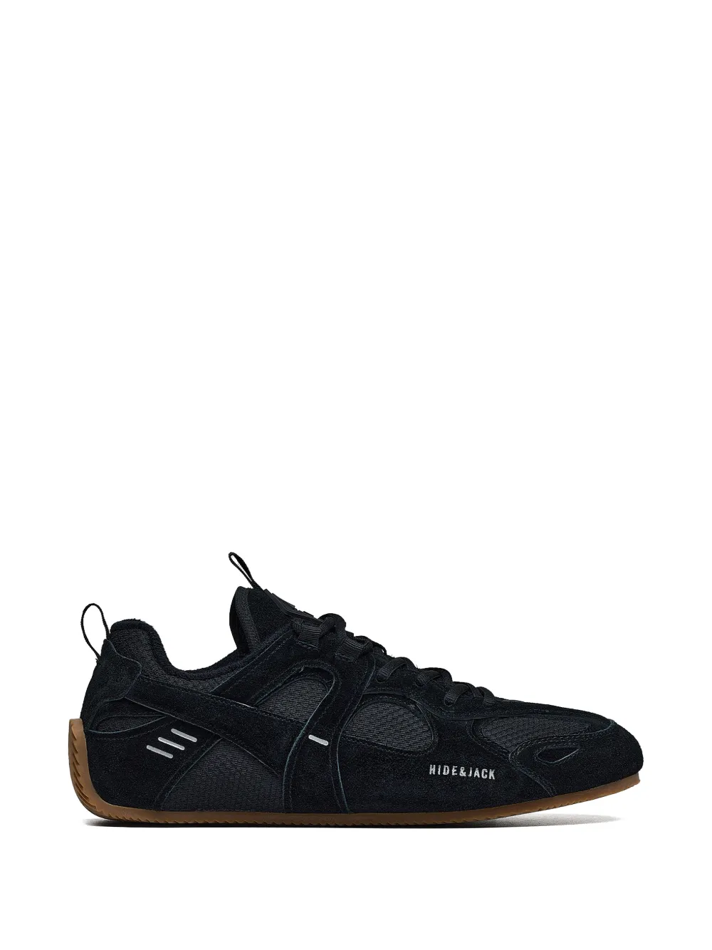 Hide&Jack lace-up panelled sneakers - Nero