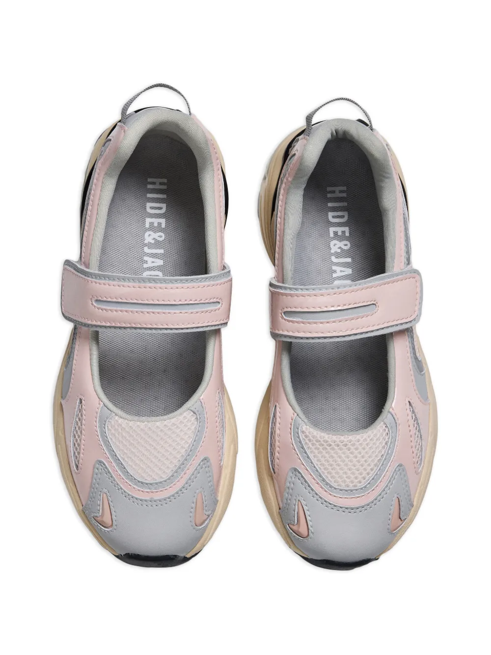 Hide&Jack Sneakers met klittenband Roze