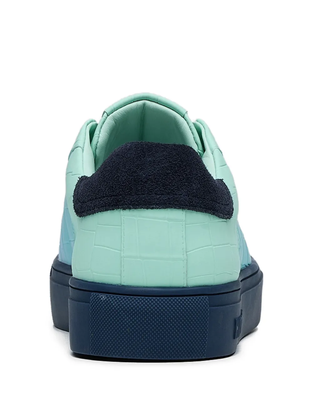 Hide&jack Croc-embossed Sneakers - Blue 