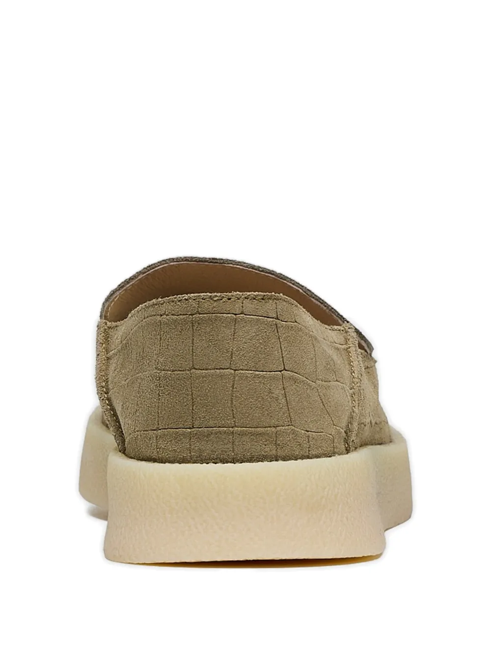 Hide&Jack Sneakers met krokodillen-reliëf Groen