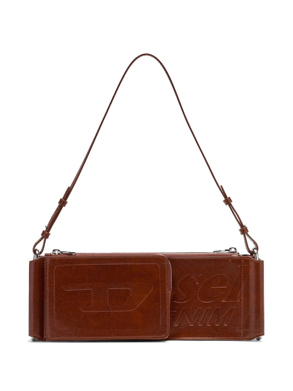 Diesel Flag-D shoulder bag - Marrone