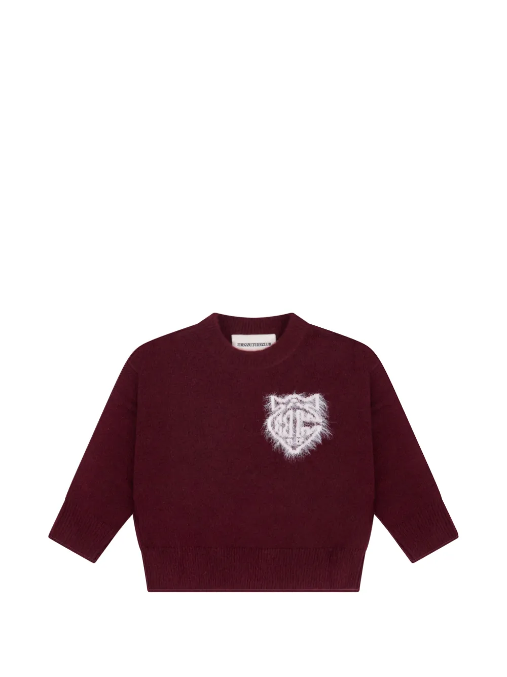 THE COUTURE CLUB KIDS crew-neck sweater - Rosso