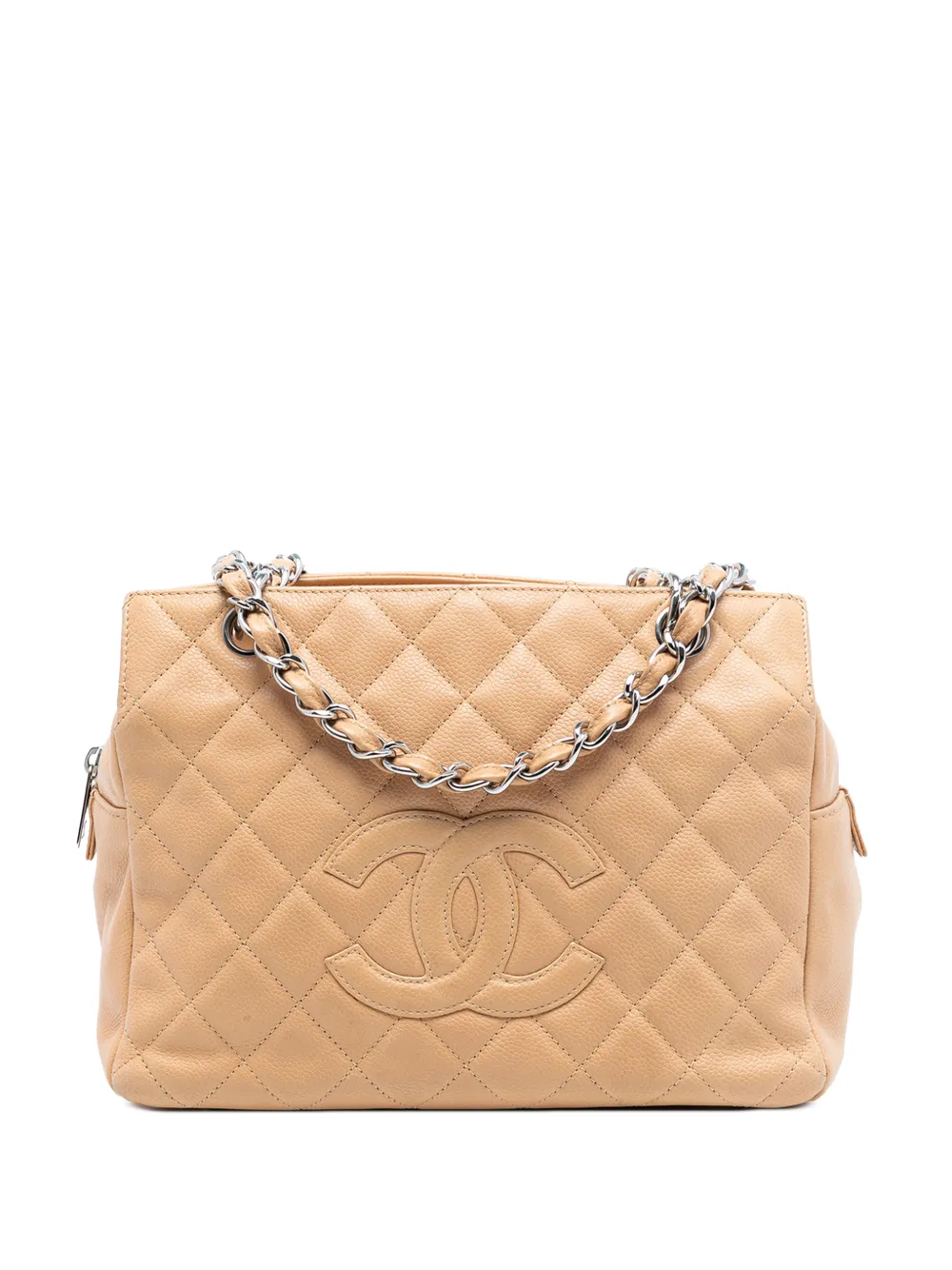 CHANEL Pre-Owned 2008-2009 Petite Caviar Timeless tote bag - Marrone