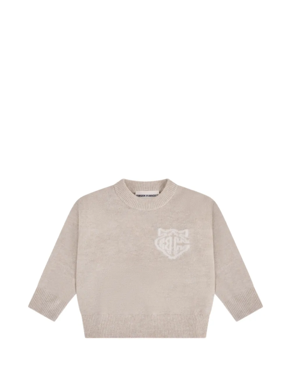 THE COUTURE CLUB KIDS logo sweater - Toni neutri