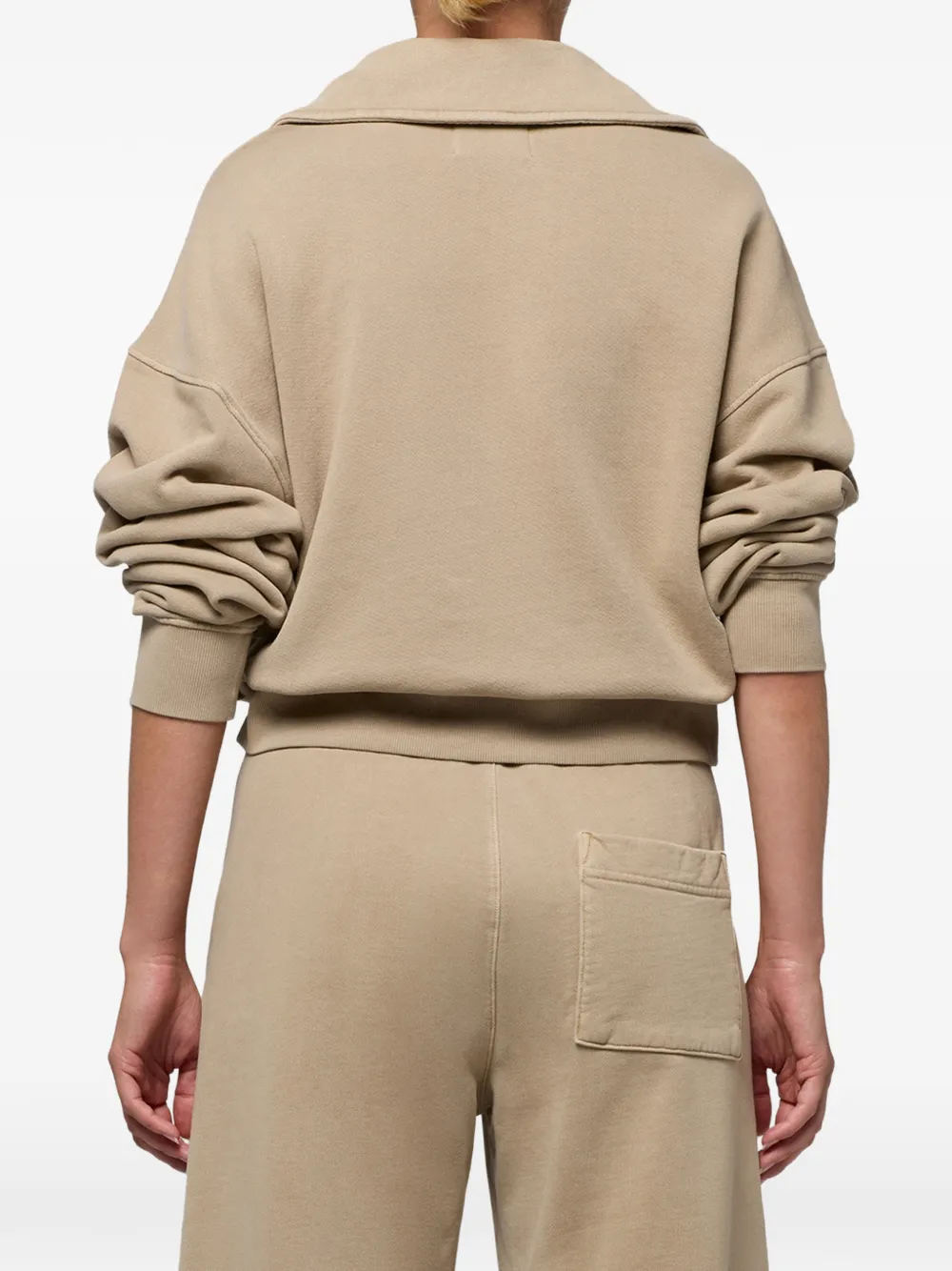  Citizens Of Humanity Trapeze V-neck Sweatshirt - Brown 