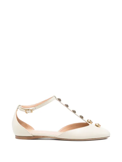 Chloé Celest T-bar embellished ballet flats