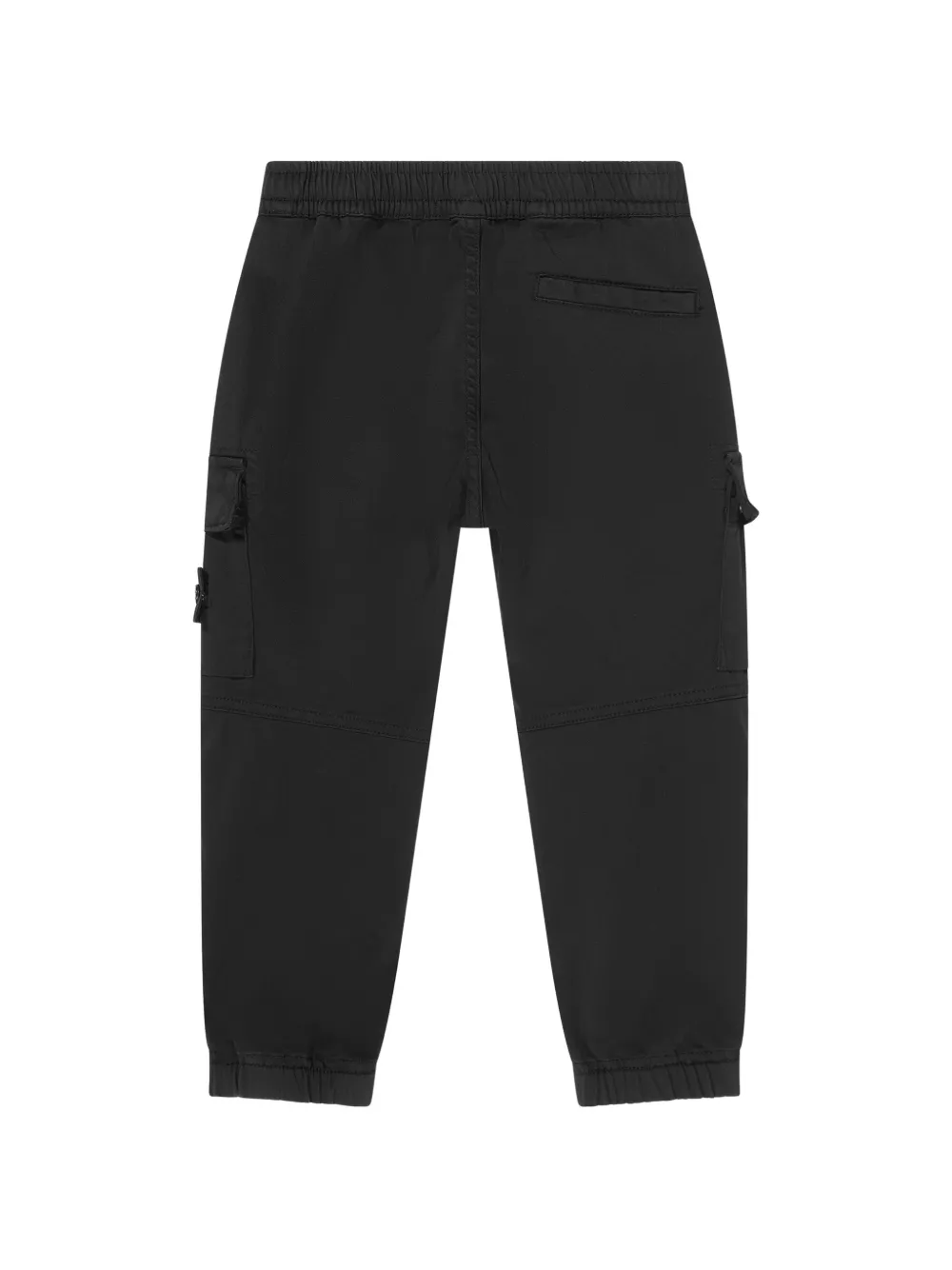 Stone Island Junior Broek met cargo zakken Zwart