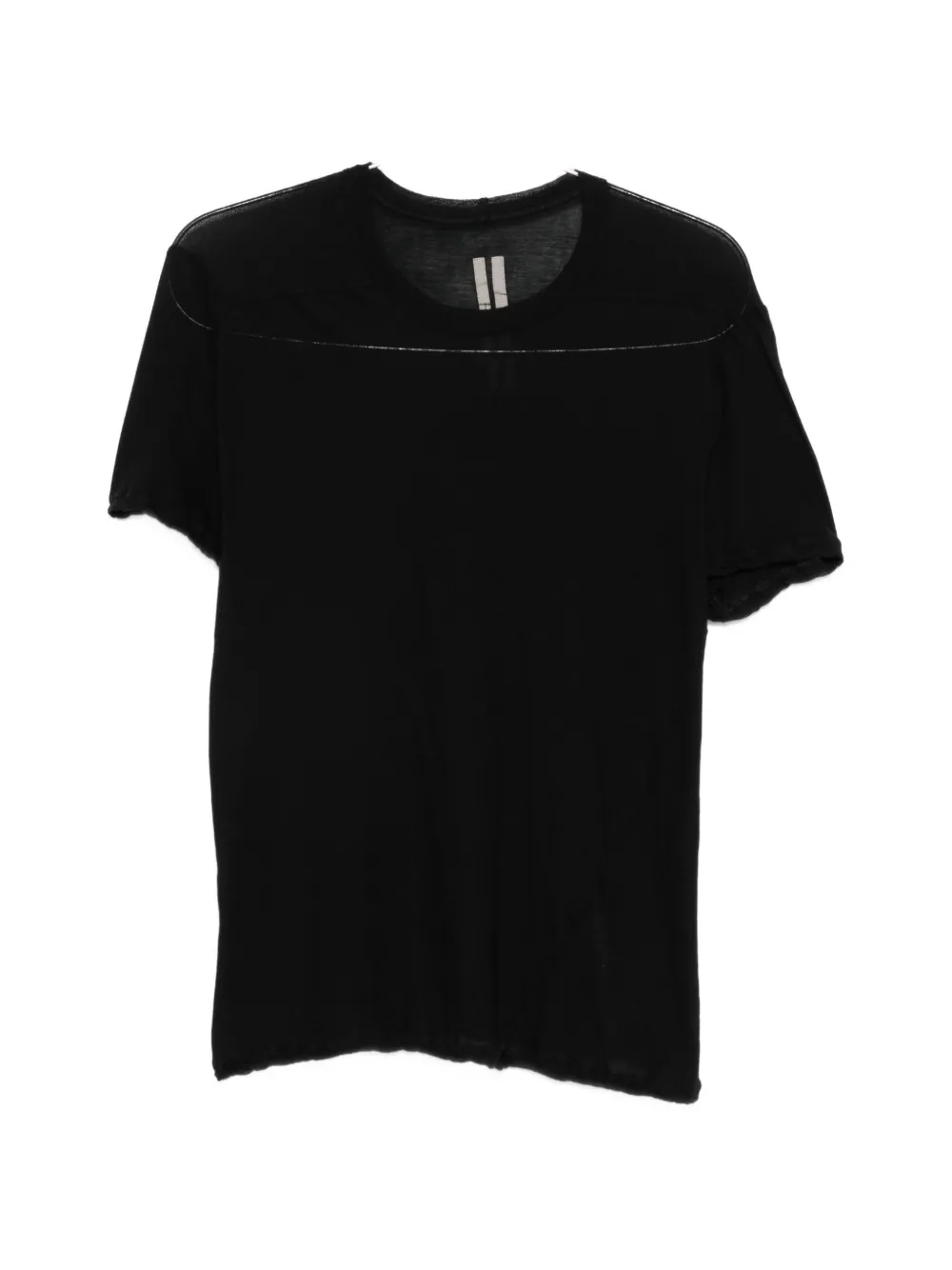 Rick Owens Short Level T-shirt In Black
