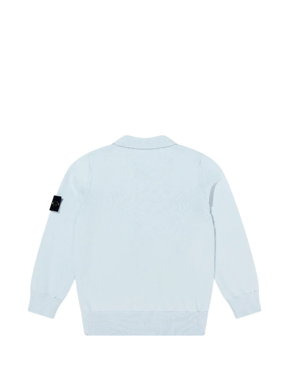 Stone Island Junior Poloshirt met knopen Blauw