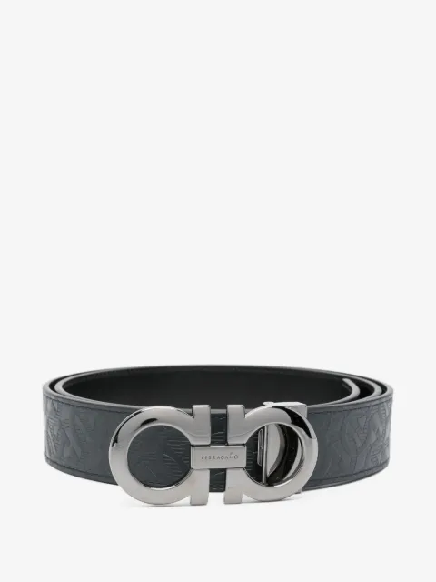 Ferragamo cinturón con hebilla del logo