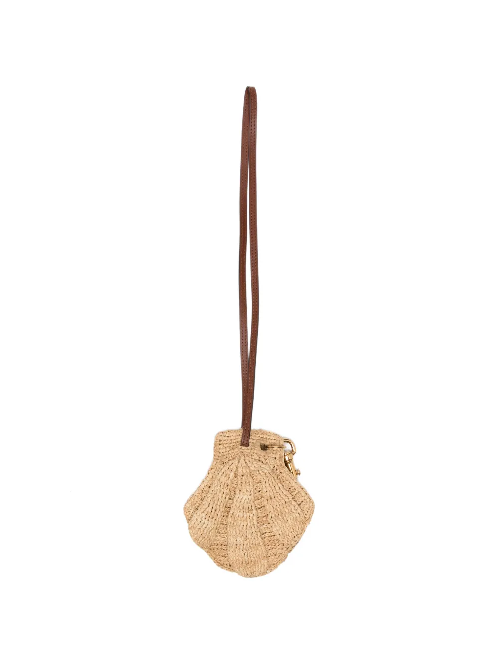 Chloé Tassenbedel met schelpenpatroon Beige