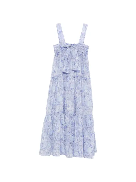 Chloé floral-print tiered maxi dress