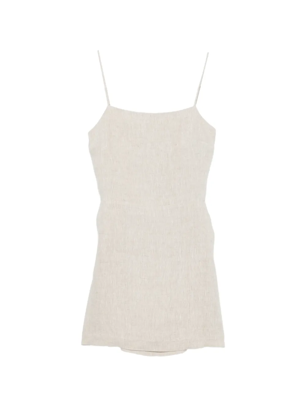 Enza Costa square-neck mini dress - Toni neutri