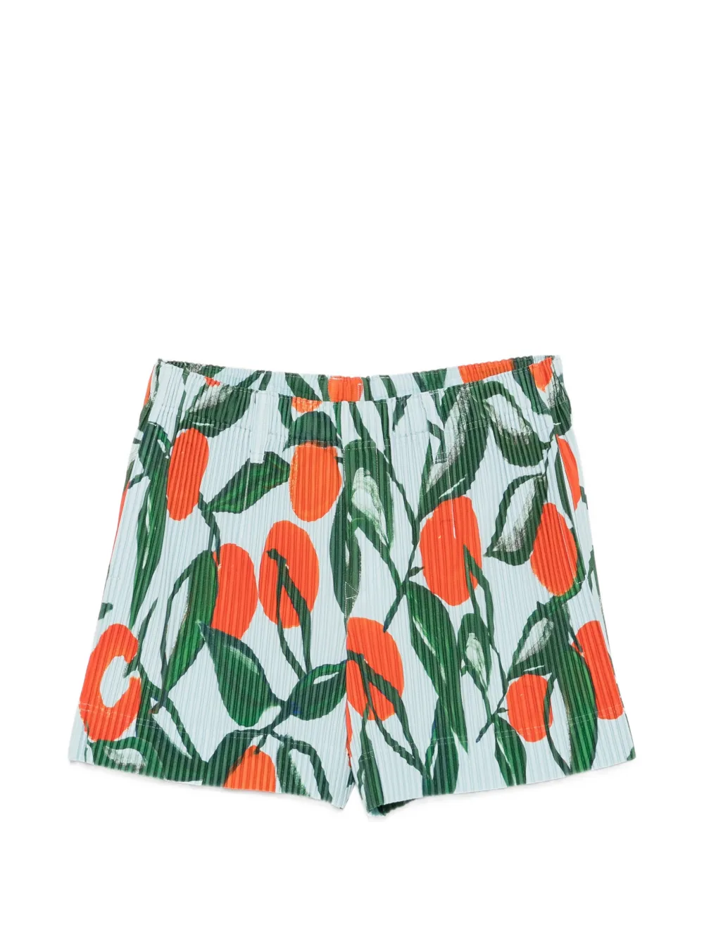 Homme Plissé Issey Miyake Shorts con stampa - Blu
