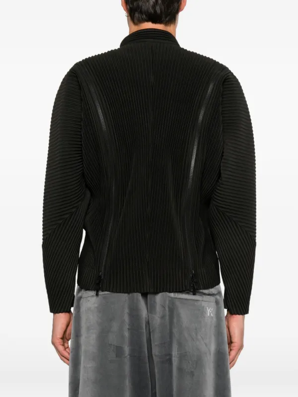 HOMME PLISSÉ ISSEY MIYAKE ジップアップジャケット Homme Plissé Issey Miyake ジップアップ ジャケット | ブラック