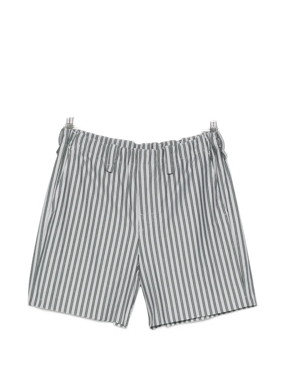 Homme Plissé Issey Miyake striped jersey shorts - Blu