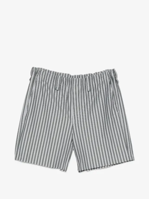 Homme Plissé Issey Miyake striped jersey shorts