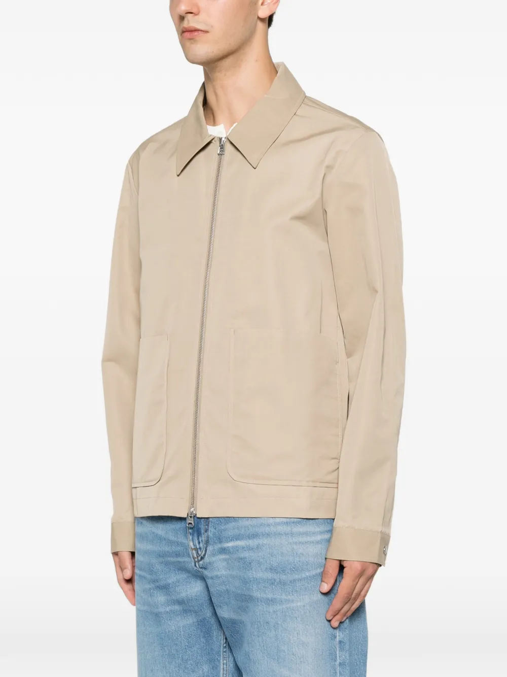 NN07 Gael jack met ritssluiting Beige