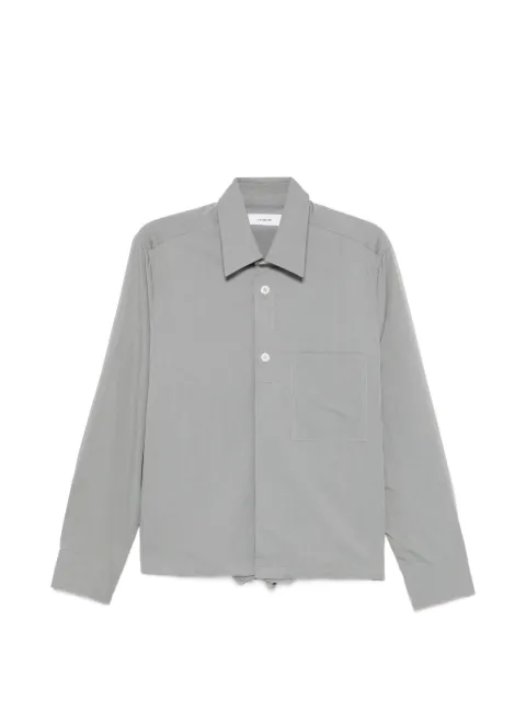 Lardini camisa con bolsillo de parche