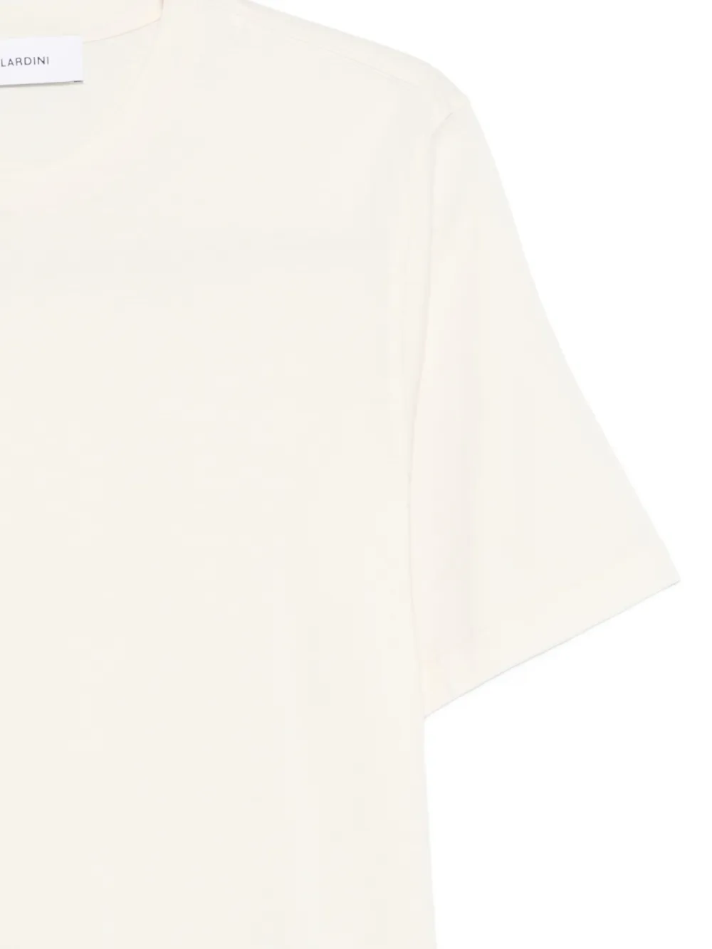 Lardini T-shirt met ronde hals Beige
