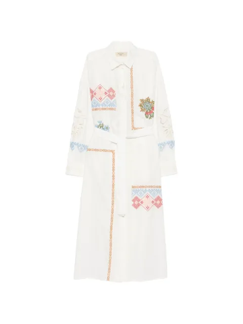 Weekend Max Mara Wkdgru floral-embroidered midi dress