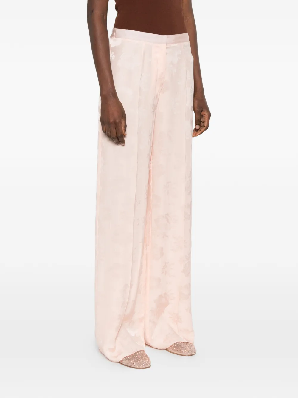  Forte Forte Floral-print Trousers - Pink 