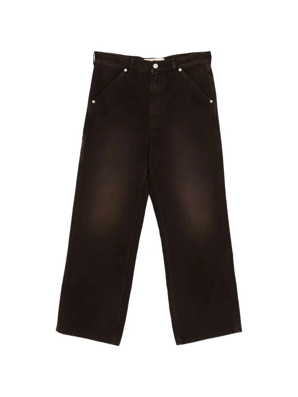 Marni front-pocket trousers - Marrone