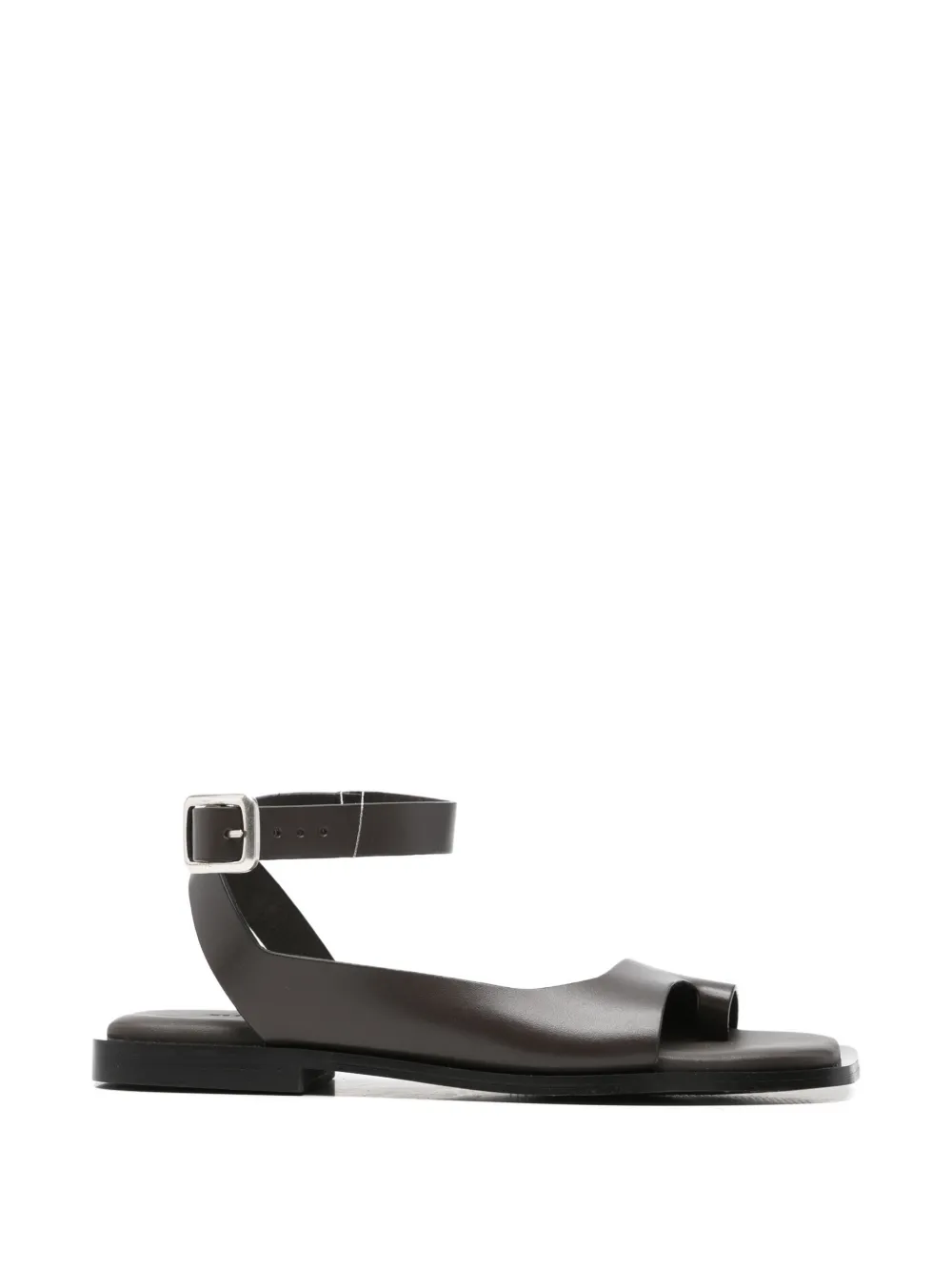 ALOHAS buckle-fastening toe-strap sandals - Brown
