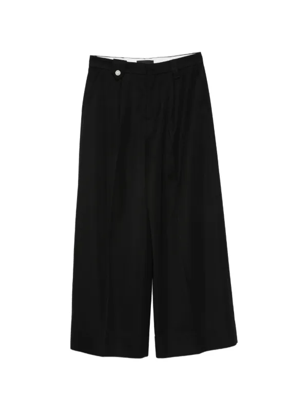 Simone Rocha Pearl-embellished Trousers in Black